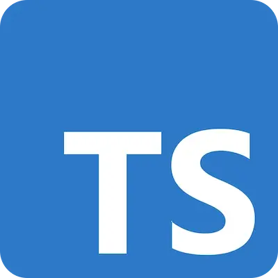 logo of typescript, a language used for web development